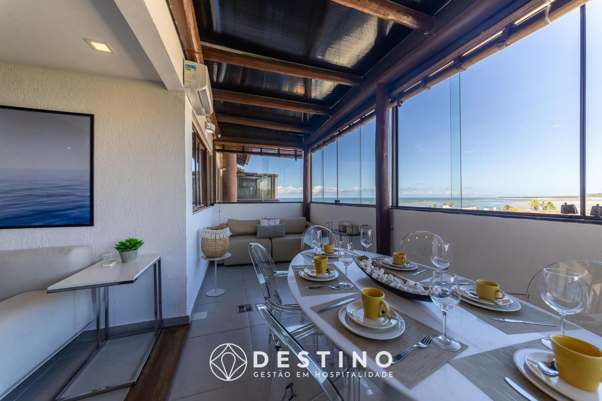 Cobertura Em Barra Bali, Exclusiva Pe Na Areia, Luxo E Vista Deslumbrante - Destino Bsm 402 Διαμέρισμα Barra de Sao Miguel Εξωτερικό φωτογραφία