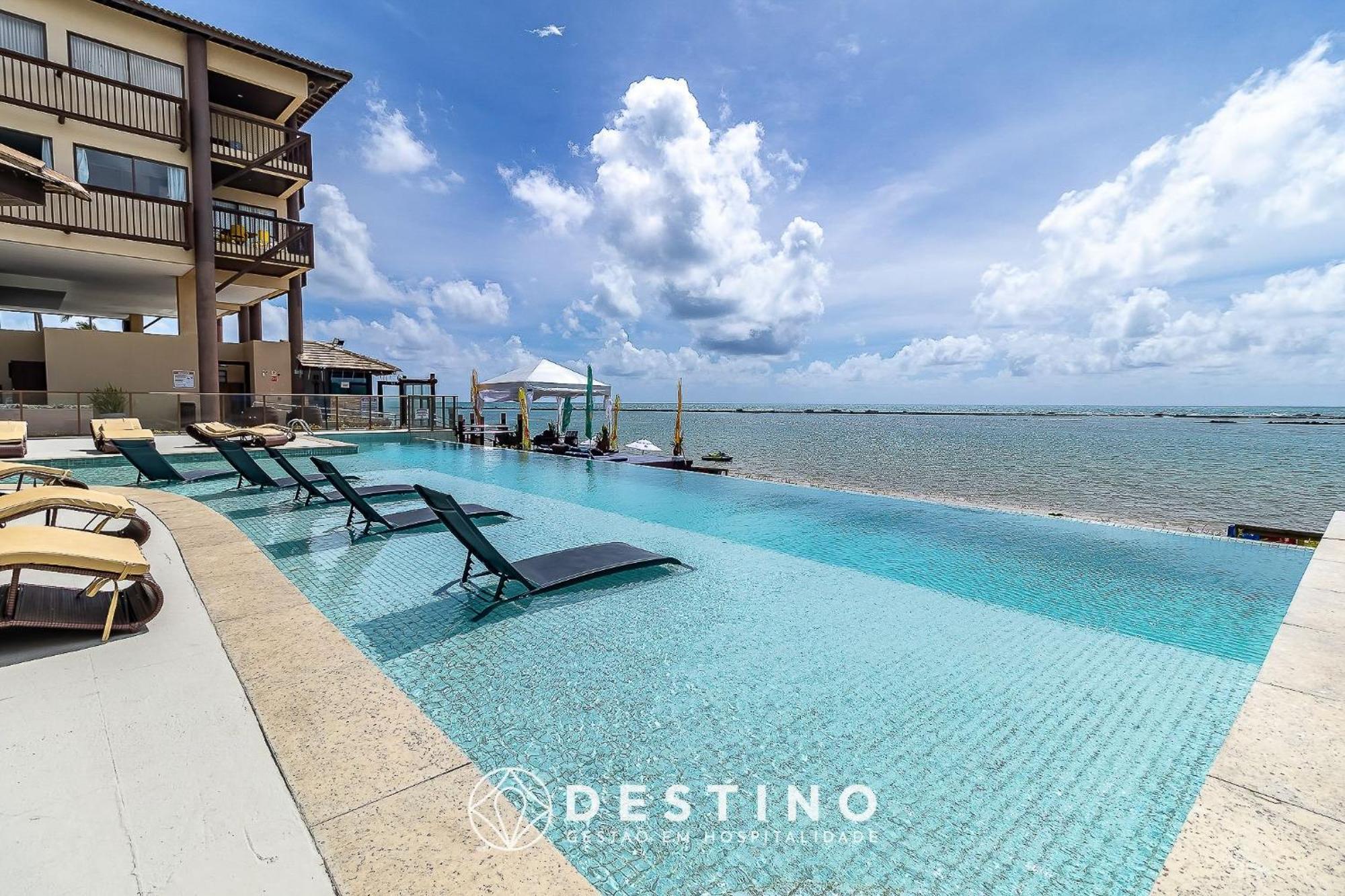 Cobertura Em Barra Bali, Exclusiva Pe Na Areia, Luxo E Vista Deslumbrante - Destino Bsm 402 Διαμέρισμα Barra de Sao Miguel Εξωτερικό φωτογραφία